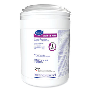 Diversey™ Oxivir Tb Disinfectant Wipes, 6 X 6.9, White, 160-canister, 4 Canisters-carton freeshipping - TVN Wholesale